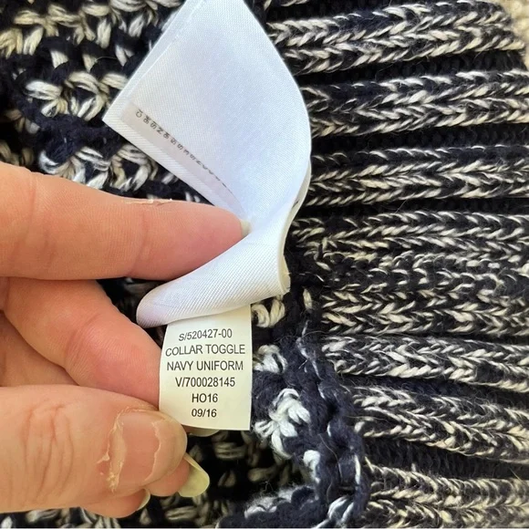 Gap Cardigan Sweater Medium Cardigan Long Navy Cottagecore Coastal Grandma - Picture 14 of 14